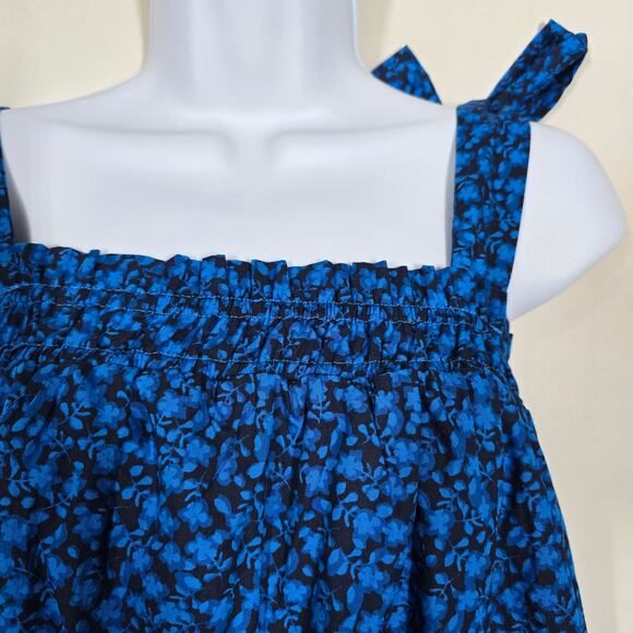 Addison Bay Bluff Cobalt Blue Tie Shoulder Midi Dress Size Small - Picture 2 of 8